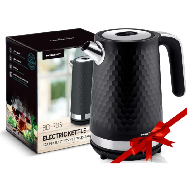 Rýchlovarná kanvica 1,7 l BD-705 čierna/strieborná - Image 6