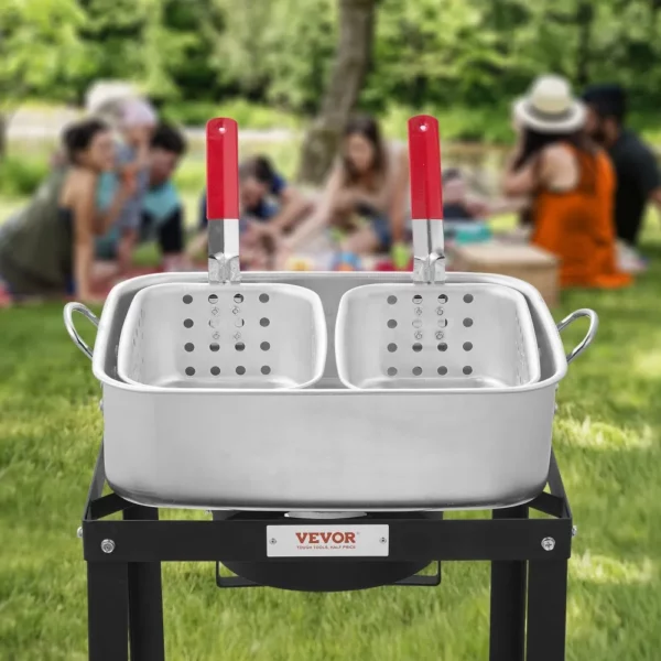 Fritéza na ryby, propán, fritéza, vonkajšia, hliníková, 2 košíky  13,27 l - Image 6