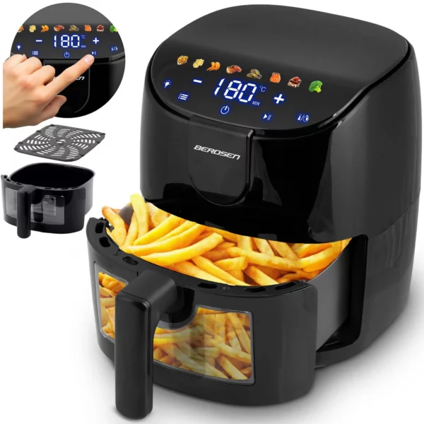Teplovzdušná fritéza Berdsen BD-658 čierna