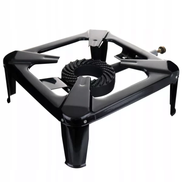 Plynová stolička s výkonom 8,8 kW, liatinový horák, kempingový varič 40x40 cm - Image 5
