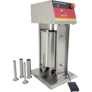 Elektrická plnička klobás z nerezovej ocele (stojaca) 10 litrov