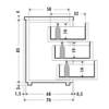 Pivný pult PREMIUM PLUS – 1550x700 mm – 1 dvierka, 3 zásuvky - Image 2
