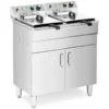 Dvojitá fritéza – elektrická – 26 litrov – 10 000 W – studená zóna – so skrinkou