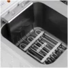 Dvojitá fritéza – elektrická – 26 litrov – 10 000 W – studená zóna – so skrinkou - Image 5