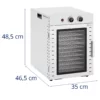 Sušička ovocia - 1000 W - 12 políc - 40 l - Royal Catering - Image 2