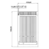 Plynový gril BERLÍN – 1800 mm – drevené čelo – čierna žulová doska - Image 2
