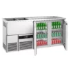Pivný bar PREMIUM - 1950x700mm - 2 sklenené dvierka - Image 2