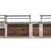 Plynový gril BERLÍN – 1800 mm – drevené čelo – čierna žulová doska - Image 4