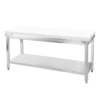 Pracovný stôl PREMIUM z nerezovej ocele – 1600x800mm, s antiblokovou podložkou - Image 7