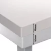Pracovný stôl PREMIUM z nerezovej ocele – 1600x800mm, s antiblokovou podložkou - Image 3