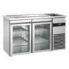 Pivný bar PREMIUM - 1550x700mm - 2 sklenené dvierka - Image 6