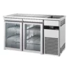 Pivný bar PREMIUM - 1550x700mm - 2 sklenené dvierka - Image 8