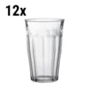 Duralex univerzálne nápojové sklo PICARDIE - 500 ml, transparentné, 12ks