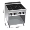 Indukčný varič – 20 kW, 4 varné zóny