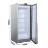 Chladnička ECO – 600 L, 1 dvere, úložná - Image 6