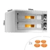 Pizza pec PDZ430 – 4+4×33 cm, manuálna