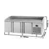 Chladiaci stôl na pizzu Premium Plus – 1980 x 700 mm, 3 dvere