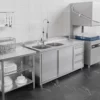Skrinka pod umývadlo – 1800x600mm, trojzásuvková, 2 ľavé umývadlá - Image 6
