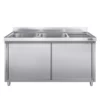 Premium drezová skrinka – 1800x600mm, 2 umývadlá na ľavej strane - Image 3