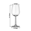Pohár na víno ESPRIT – 230 ml – priehľadný (12 ks) - Image 2