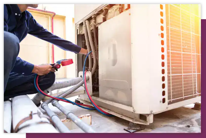 hvac purple square new