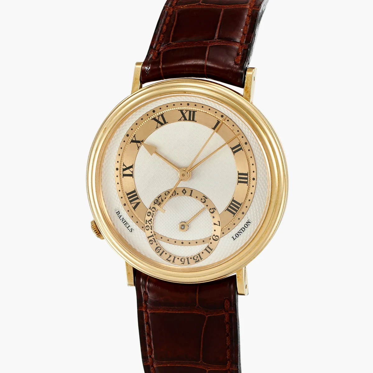 November 2026 watch auctions: George Daniels Millennium limited edition yellow gold wristwatch from 2001, Sotheby's Geneva