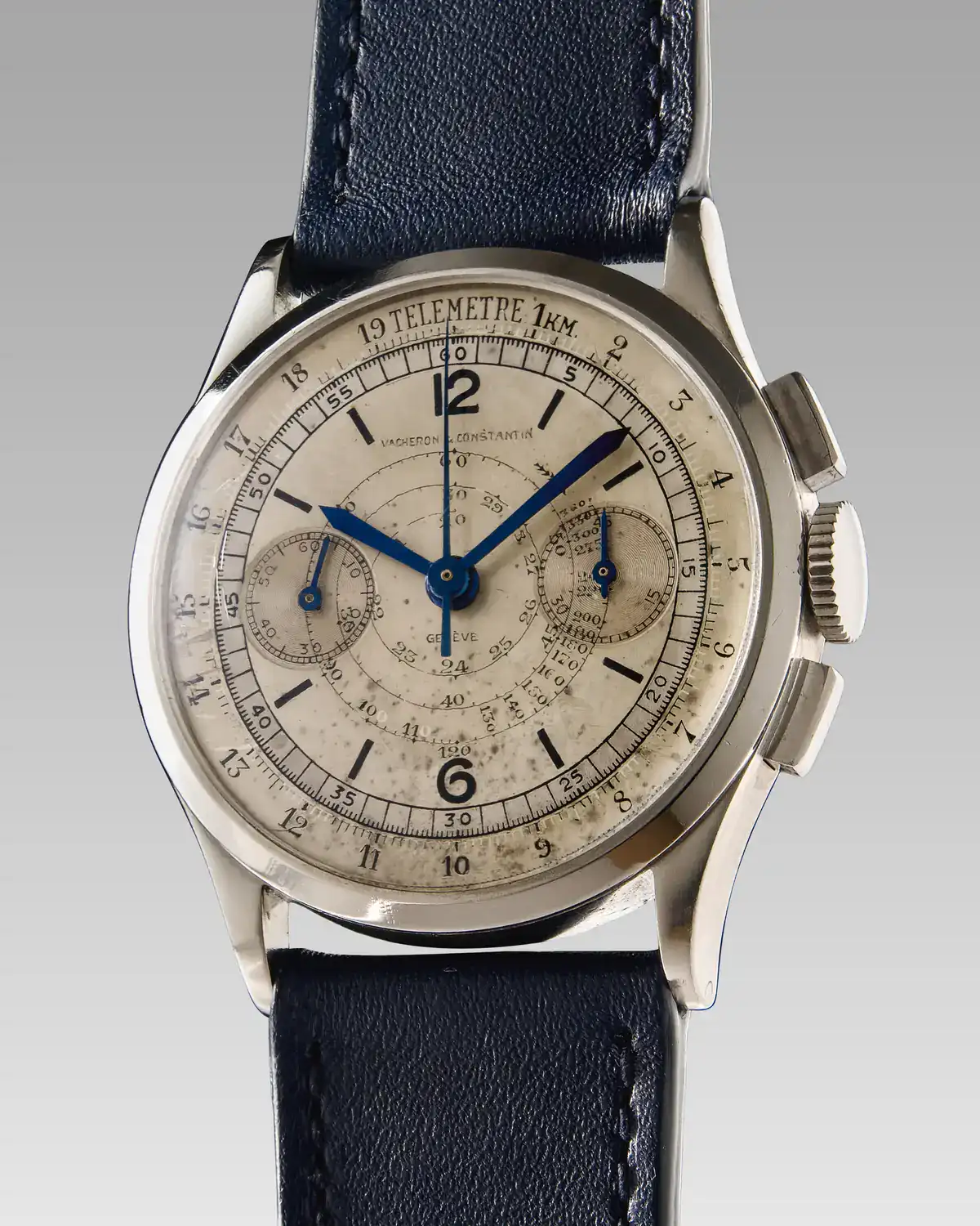 Vacheron Constantin Concours d'Élégance Horlogère finalist Ref. 4072 steel chronograph from 1940
