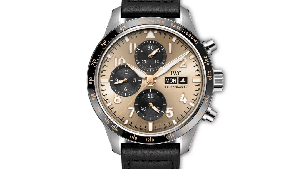 IWC Welcomes the Year of the Goat With a Gold-Colored Dial