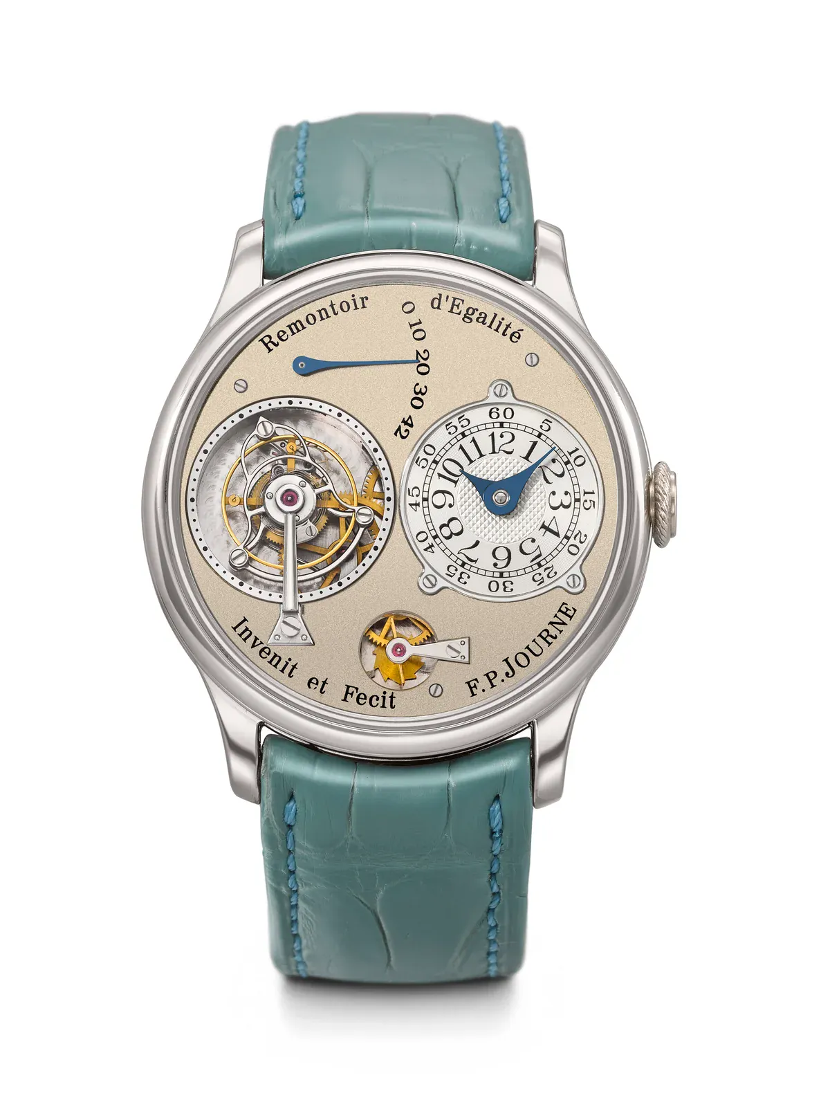 F.P. Journe Tourbillon Souverain Reference T No. 125/01T with a silvered dial and remontoir d'égalité, at Christie's Geneva Rare Watches