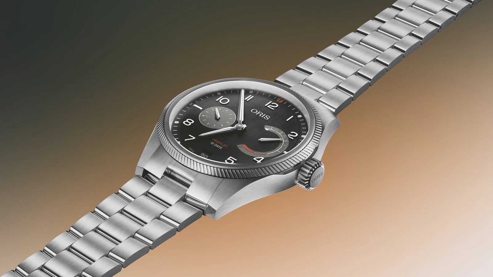 Oris ProPilot Calibre 111 black dial on stainless steel bracelet