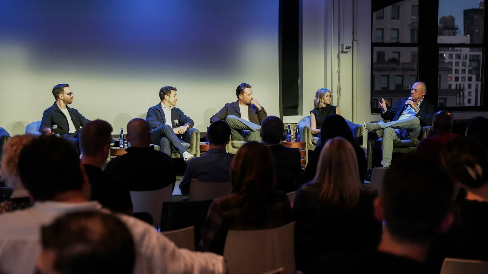 Five-person panel discussion at the FHH Watch Summit in New York