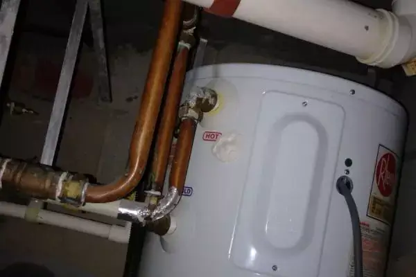 Rheem 85VP6S Water Heater replacement at Casafina