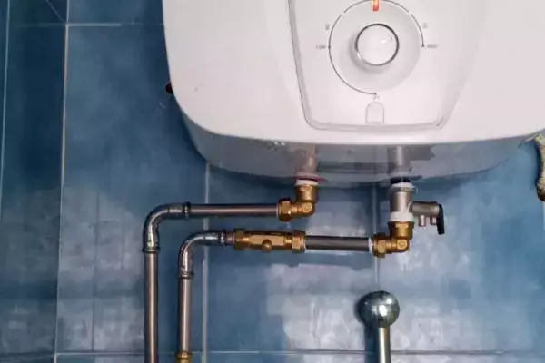 Rubine Model Water Heater Exposed