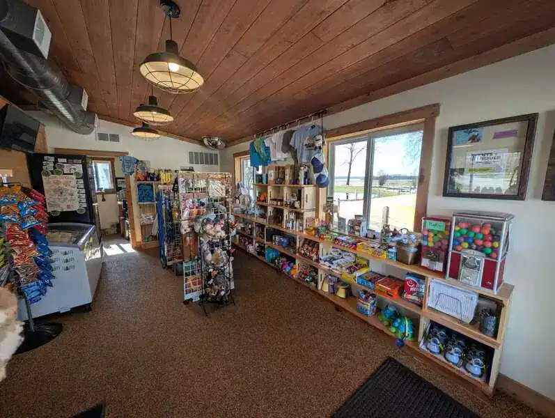 Store area at Indian Creek Campground