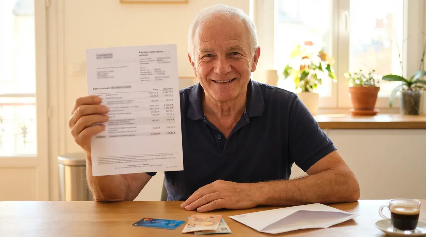 Le versement net de la pension Agirc - Arrco