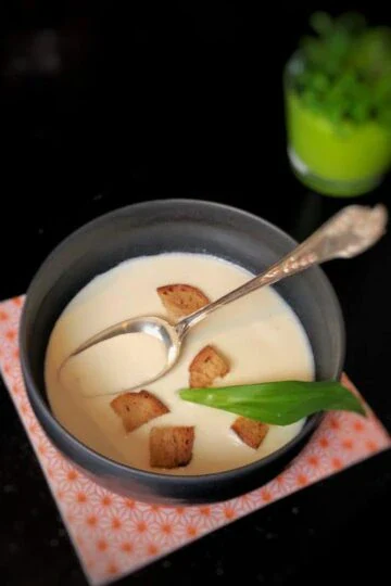 Soupe de parmesan toute douce, rapide et inratable