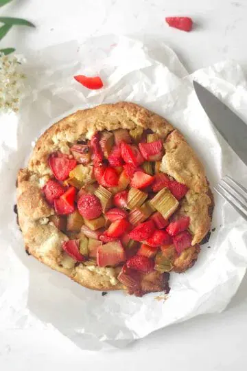 une tarte rustique d'été