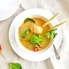Une délicieuse soupe thaï