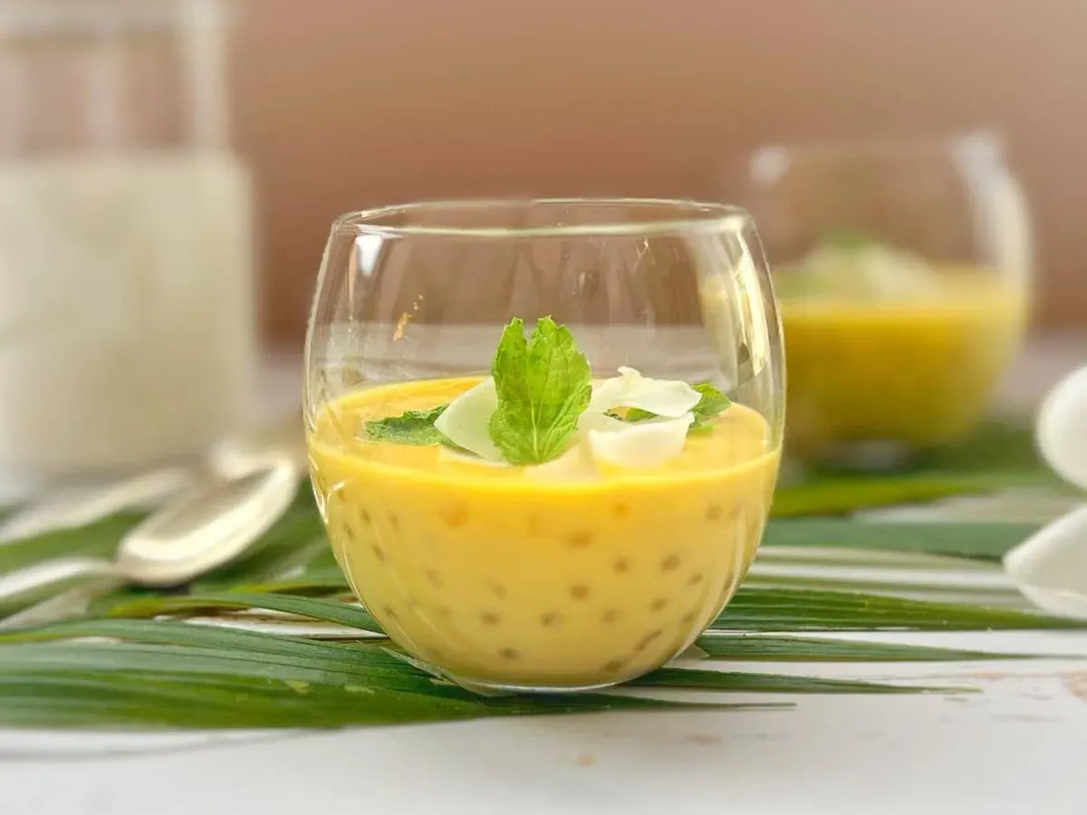 Des perles de tapioca coco et mangue, parfaites pour illustrer notre guide Asie et currys