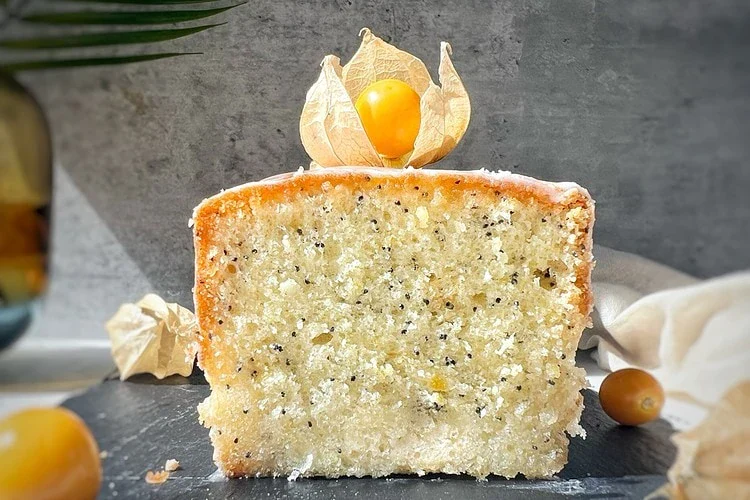 un cake citron pavot d'un moelleux incomparable