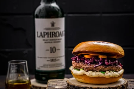 martini gansl-burger mit whisky mayo