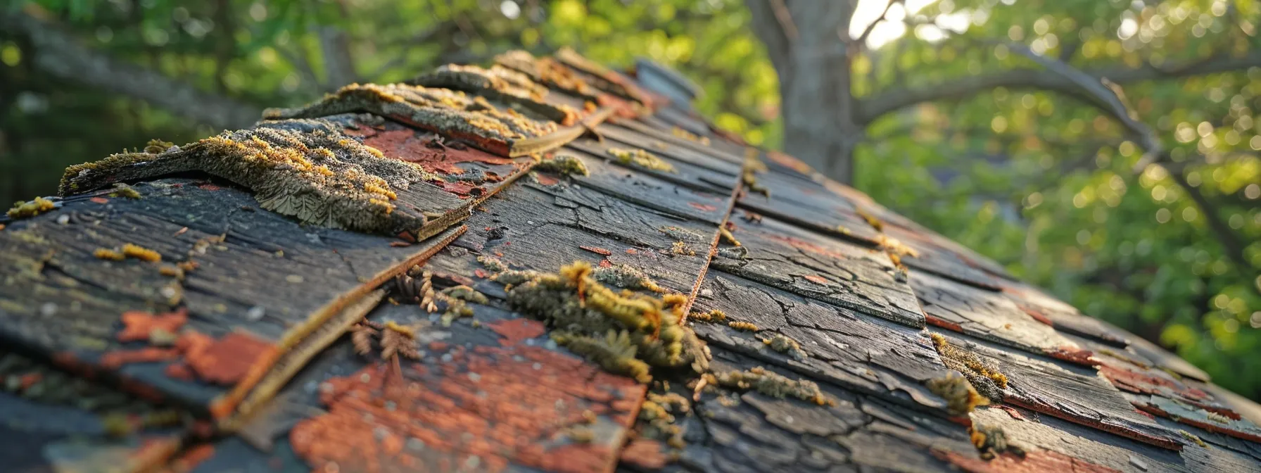 a stark contrast reveals a decaying roof with missing shingles and water damage transitioning to a pristine, sunlit new roof that radiates freshness and renewal.