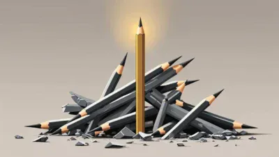A symbolic picture of staying true, calm, and tall even chaotic and toxic workplaces engulfed with ego traps, politics, and power struggle.