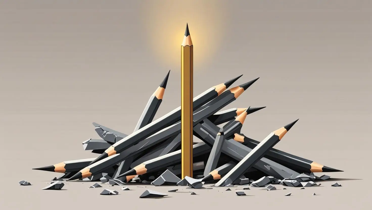 A symbolic picture of staying true, calm, and tall even chaotic and toxic workplaces engulfed with ego traps, politics, and power struggle.