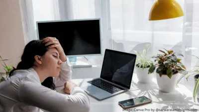 High performer burnout shown by a professional experiencing mental and emotional exhaustion at work