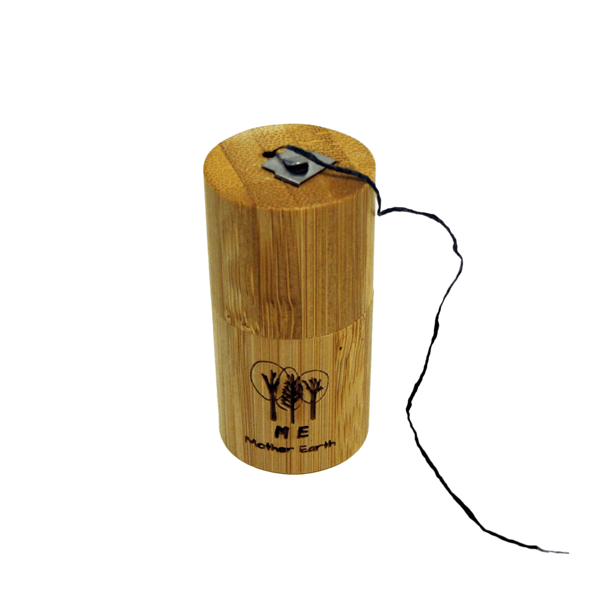 Refillable Bamboo Floss Case