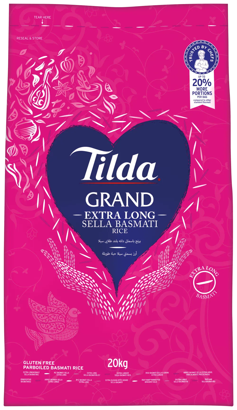 Tilda Grand Basmati Rice 20kg