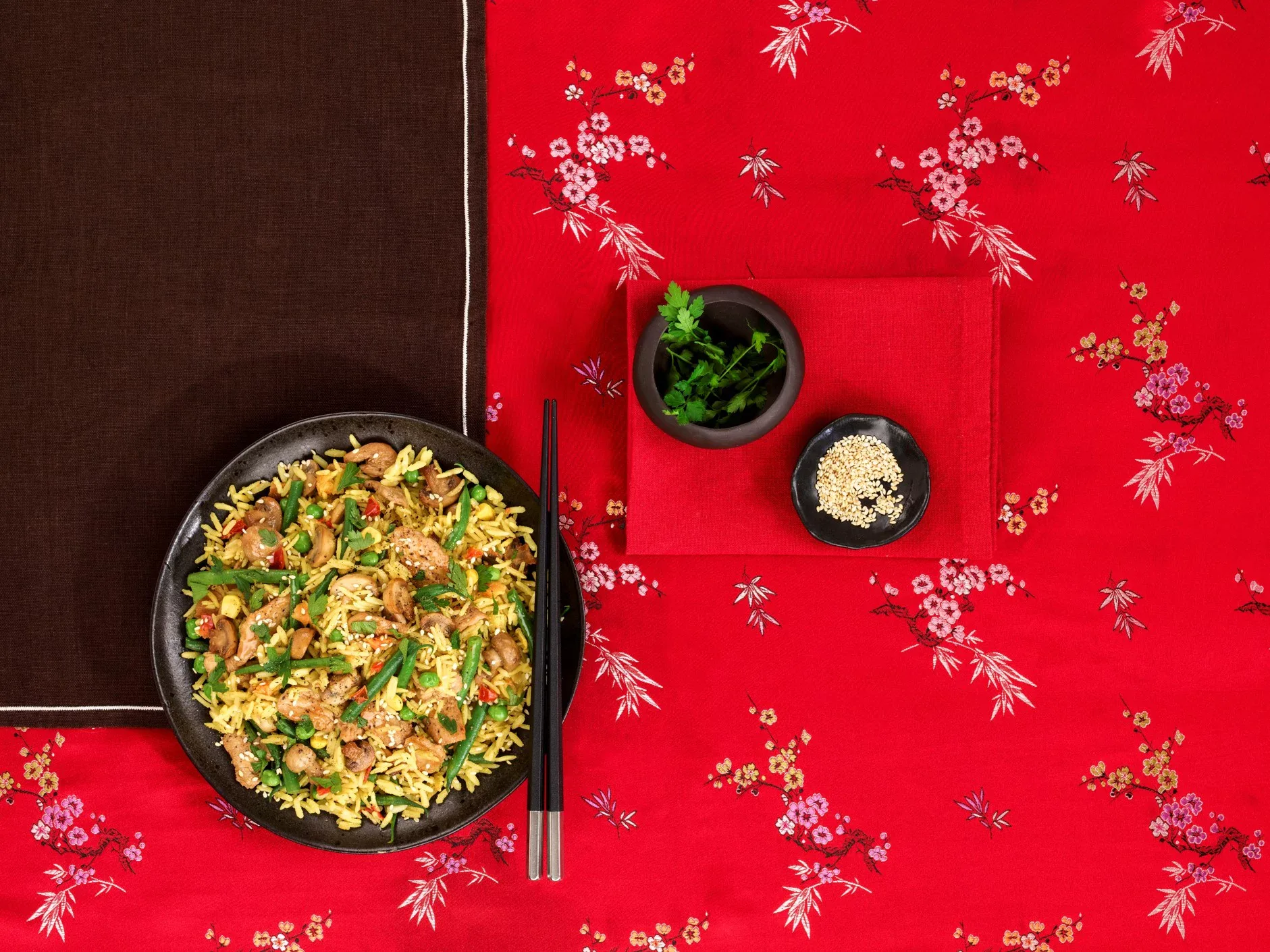 Tilda Golden Vegetable recipe_Family Chicken Fried rice