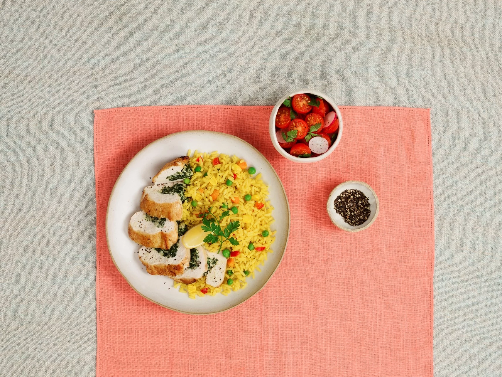 Tilda Golden Vegetable recipe_Stuffed Chicken