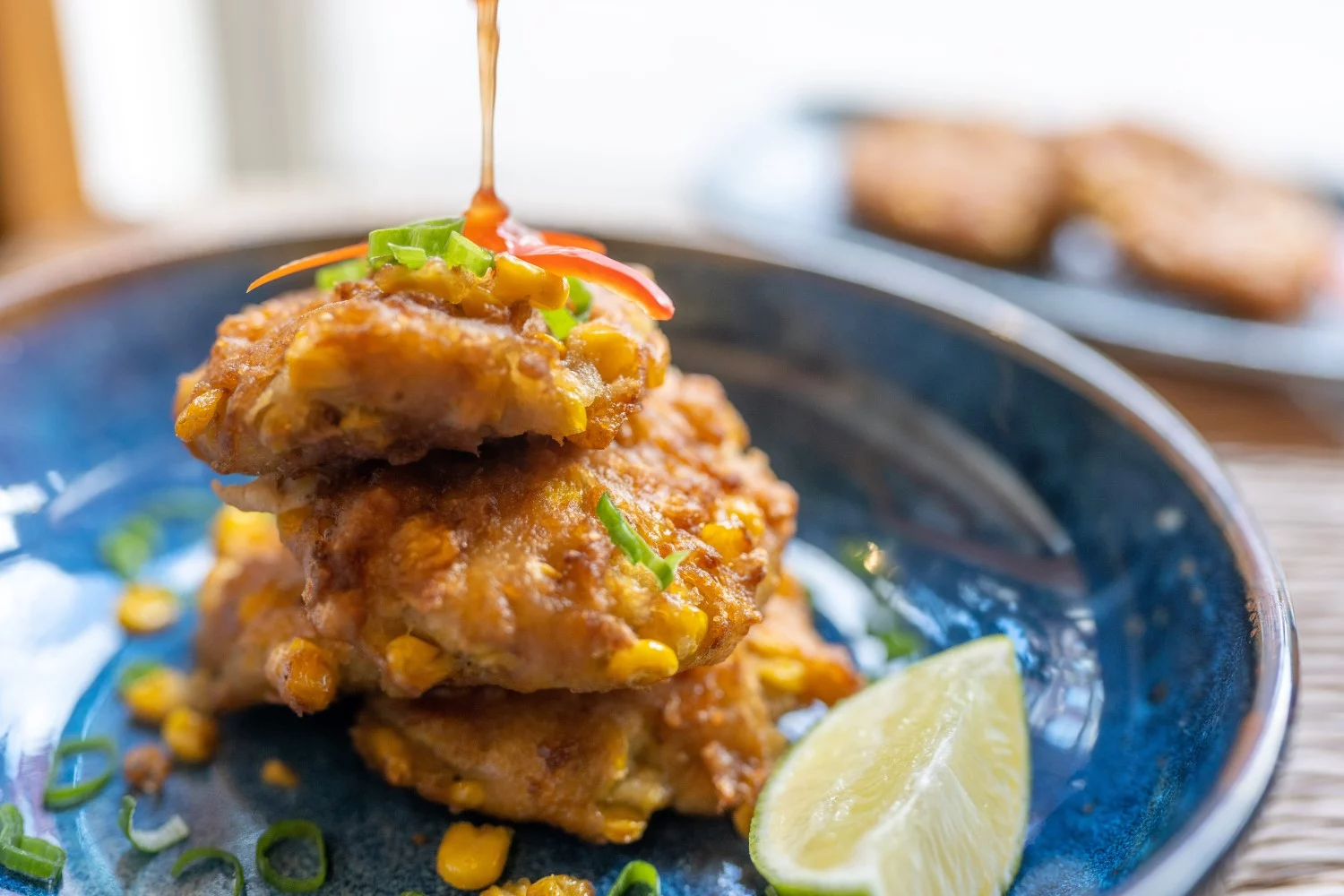 Sweetcorn fritters min